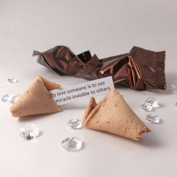 300 Personalised Wedding Fortune Cookie Wedding Favours, 9 of 11