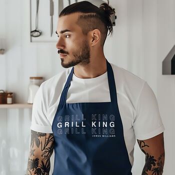 Custom Chef Apron: Personalised Slogan And Name, 2 of 12
