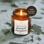 Women's Football Gifts, Hannah Hampton Candle With Matches, thumbnail 3 of 12