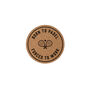 Round Cork Coaster 'Born To Padel' | Homeware | Tableware | Padel | Racket Sport, thumbnail 2 of 2