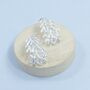 Silver Lilia Earrings, thumbnail 1 of 5