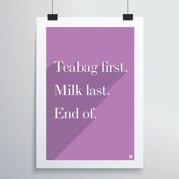 Teabag First Print, 9 of 12