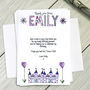 Personalised Childrens Fairy Castle Party Invitations, thumbnail 2 of 5