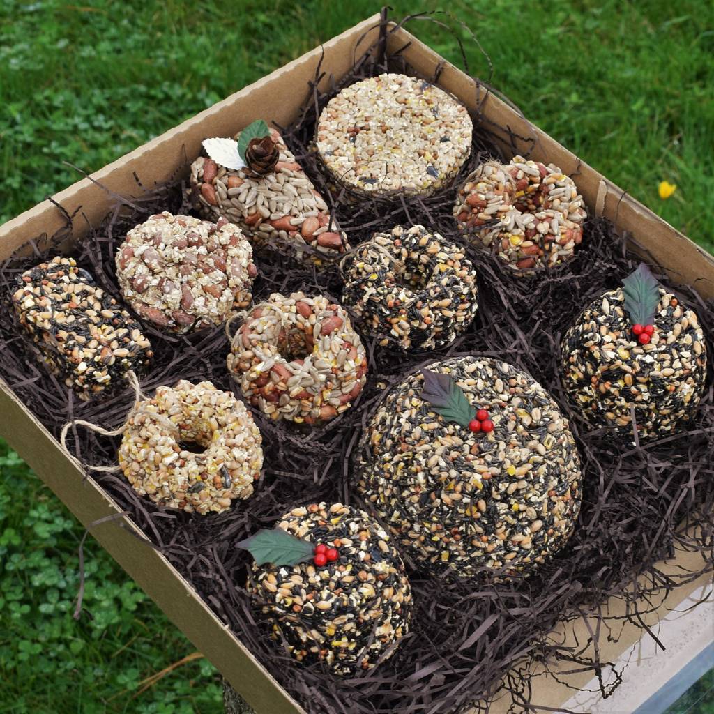 christmas hamper bird food selection by the bird bakery