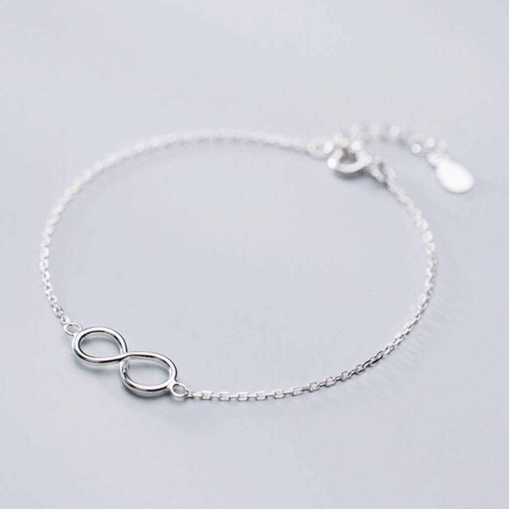 Sterling Infinity Symbol Bracelet By My Posh Shop