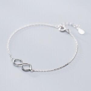 Sterling Infinity Symbol Bracelet By My Posh Shop | notonthehighstreet.com