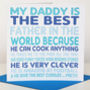 Personalised Best Father In The World Card, thumbnail 3 of 3