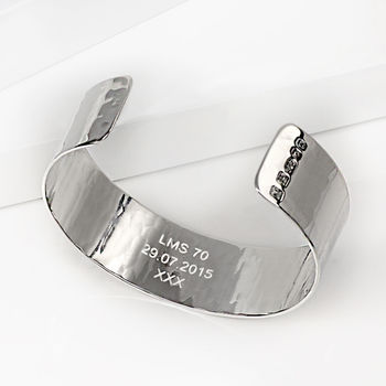 Personalised Silver Cuff, 5 of 8