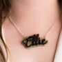 Personalised Double Layered Script Name Necklace, thumbnail 1 of 6