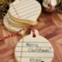 Christmas Eve Biscuit Bauble Message To Santa, thumbnail 4 of 5
