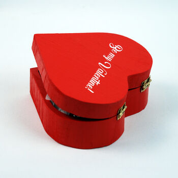 Valentines Heart Shaped Keepsake Box, 3 of 3