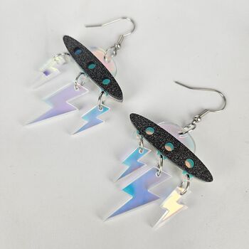 Spaceship Earrings, 5 of 8