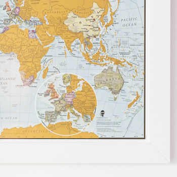 Personalised Scratch The World® Travel Edition Map, 11 of 12