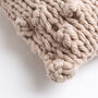 Big Bobble Stitch Cushion Easy Knitting Kit, thumbnail 4 of 10