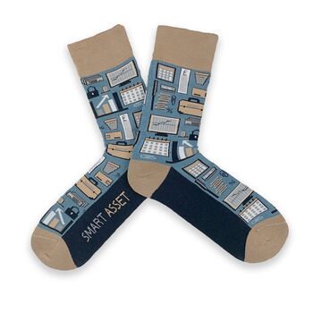 Smart Asset Fun Business And Accounting Bamboo Socks, 2 of 2