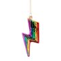 Rainbow Lightning Bolt Shaped Bauble, thumbnail 1 of 2