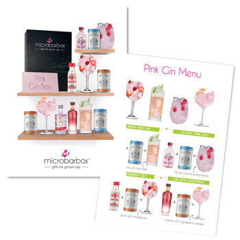 Pink Gin Gift Set With Tonic, 2 of 5