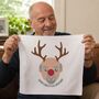 Grandpa Rudolph Handkerchief Pair Christmas Gift For Grandad, thumbnail 1 of 11