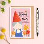 Gnome One Like You Nan Mother's Day Card, thumbnail 1 of 6