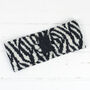 Zebra Knitted Headband, thumbnail 1 of 2