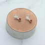 Carnelian Star Charm Earrings, thumbnail 1 of 2