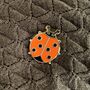 Lucky Ladybird Pin Badge, thumbnail 4 of 7