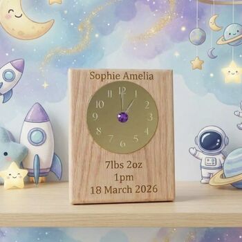 Personalised Birth Commemorative Plaque, Ornament, 10 of 10