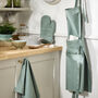 Forest Green Cotton Kitchen Accessories, thumbnail 1 of 5