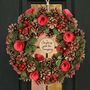 Winter Forest Personalised Christmas Wreath, thumbnail 1 of 5
