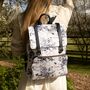 Martha Large Backpack Blooming Toile Blue, thumbnail 9 of 9