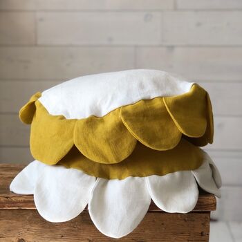 Linen Flower Cushion Home Decor Pillows, 11 of 12