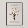 Birth Flower Wall Print 'Daffodil' For March, thumbnail 2 of 9