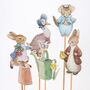 Peter Rabbit™ And Friends Cake Toppers X Six, thumbnail 2 of 3