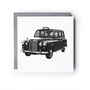 London Taxi Hand Drawn Card, thumbnail 2 of 5