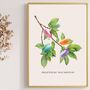 Macaron Wall Art, Botanical Print With A Twist, thumbnail 10 of 11