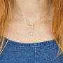 60th Birthday Sterling Silver Star Necklace, thumbnail 2 of 5