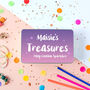 Children's Personalised 'Treasures' Storage Tin, thumbnail 3 of 6