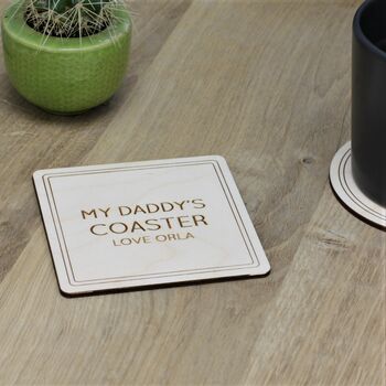 Personalised Wooden Coaster, 5 of 6