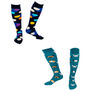 Gift Set Of Two Pairs Of Squelch Adult Socks Dogs, thumbnail 1 of 4