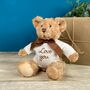 Father’s Day ‘Love You’ Keeleco Small Dougie Teddy Bear, thumbnail 1 of 4