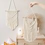 Set Of Macrame Wall Hangings Woven Tapestry, thumbnail 11 of 12