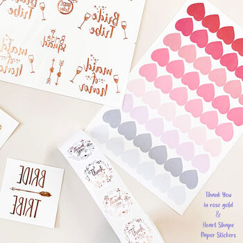 Personalised My Wedding Planner Pen And Sticker Set, 4 of 12
