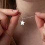 Sterling Silver Necklace With Star Charm, thumbnail 1 of 9