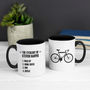 Personalised 'Cycology' Two Tone Cyclist Mug, thumbnail 1 of 4