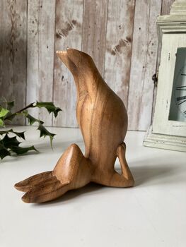 11cm Yoga Bunny Rabbit Figurine Pilates Statue Gift, 9 of 10