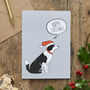 Christmas Border Collie Dog Pin Badge, thumbnail 12 of 12