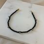 Classic Black Beaded Slim Ghungroo Bell Anklet Payal, thumbnail 2 of 3