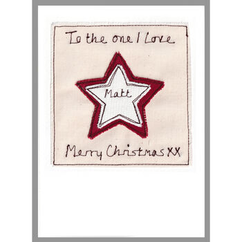 Personalised Star Christmas 2024 Or Happy New Year 2025 Card, 8 of 12