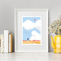 Big Skies And Windmill Art Print In Frame, thumbnail 1 of 3