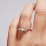Alissa White Gold Lab Grown Diamond Engagement Ring, thumbnail 1 of 5